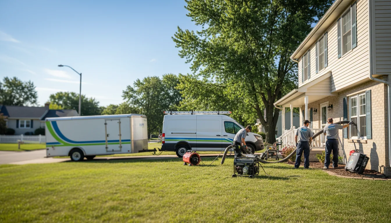 Flooded Basement Restoration And Cleanup With Repair in Eagle, WI near me